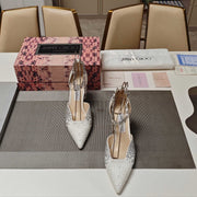 Jimmy 25 Stevie 80 Pumps White Satin 240060