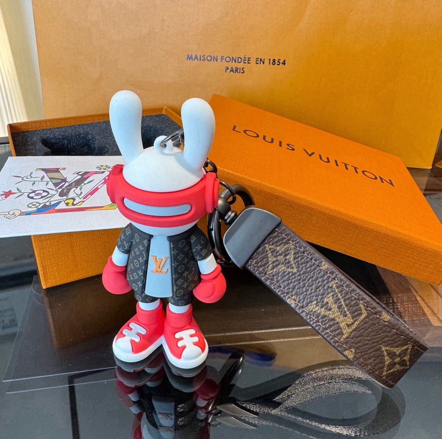 LV Rabbit Doll Charm 383737