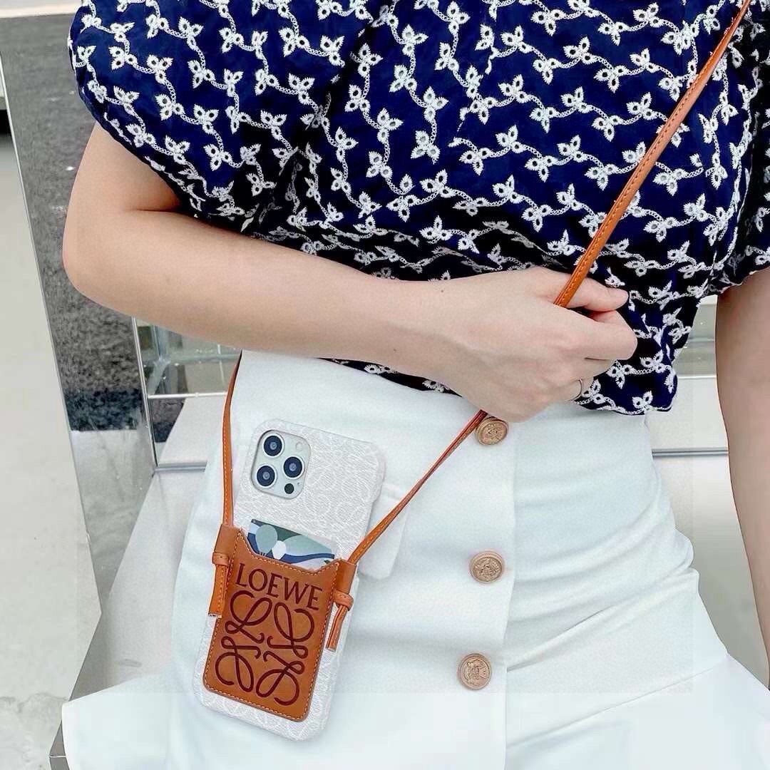 Loewe Crossbody Card Holder And Phone Case 397220