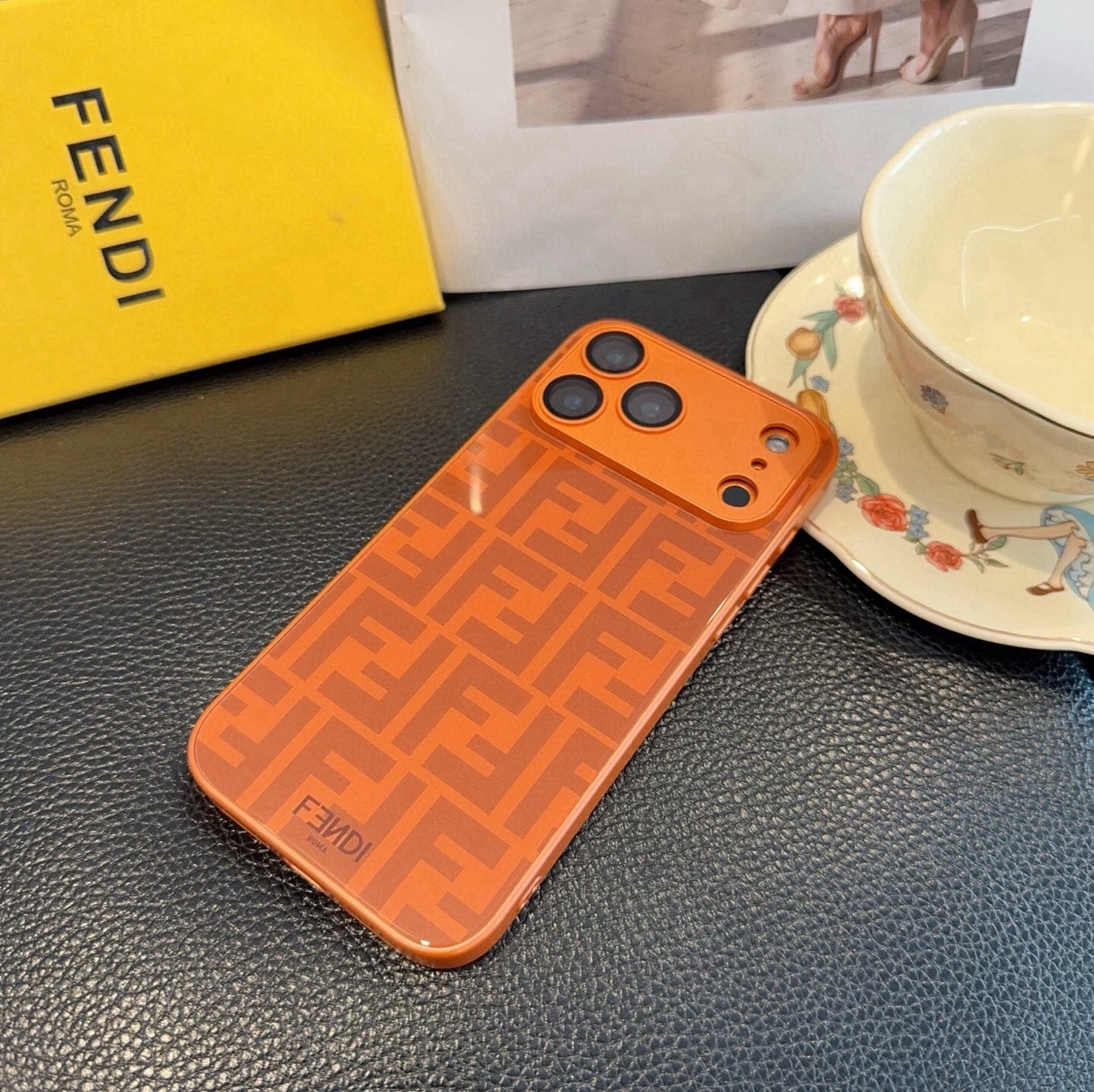 Fendi FF Monogram Card Holder Phone Case 400368