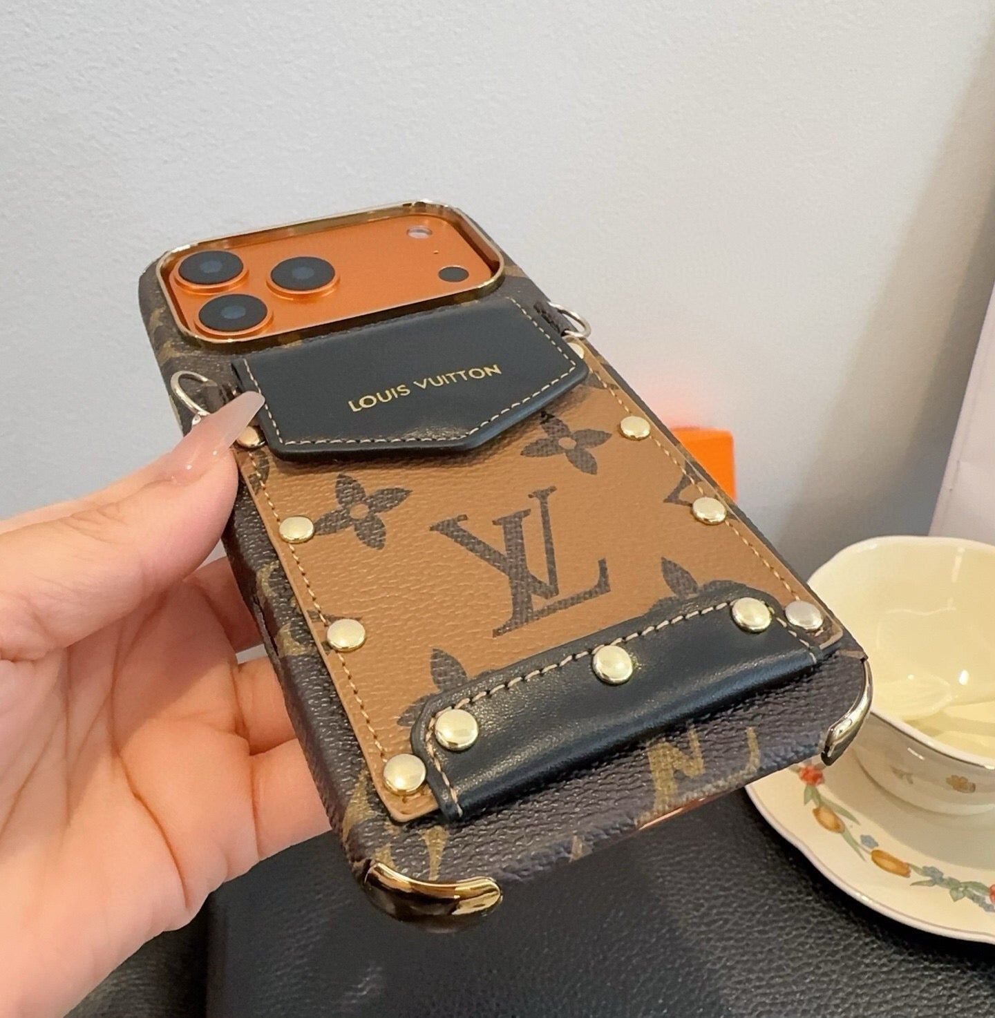 Louis Vuitton Card Holder Phone Case 400376