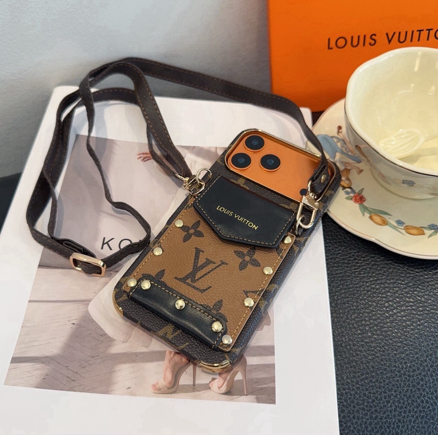 Louis Vuitton Card Holder Phone Case 400376