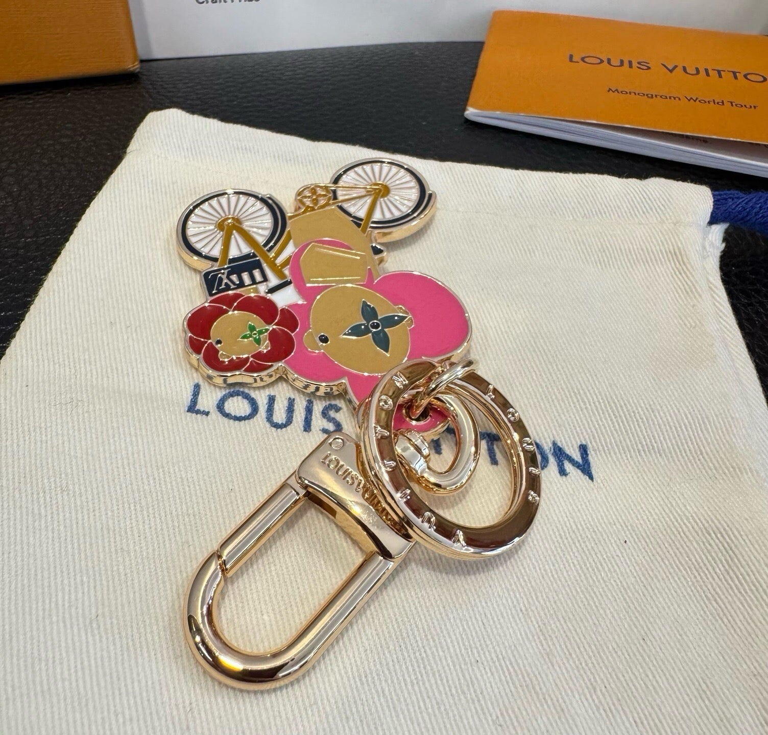 LV Bicycle Sunflower Doll Charm 403462