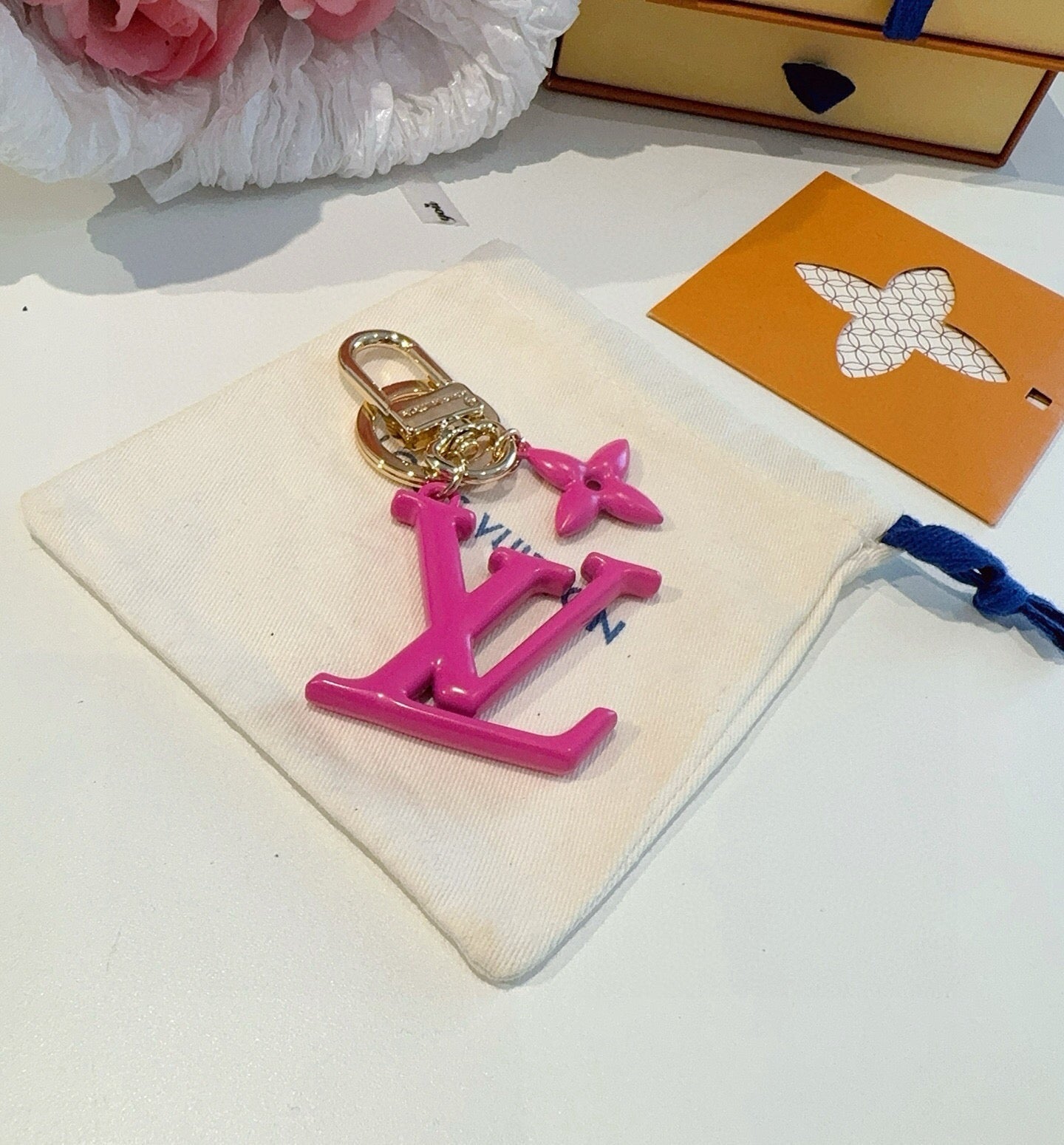 LV Logo Charm 415613