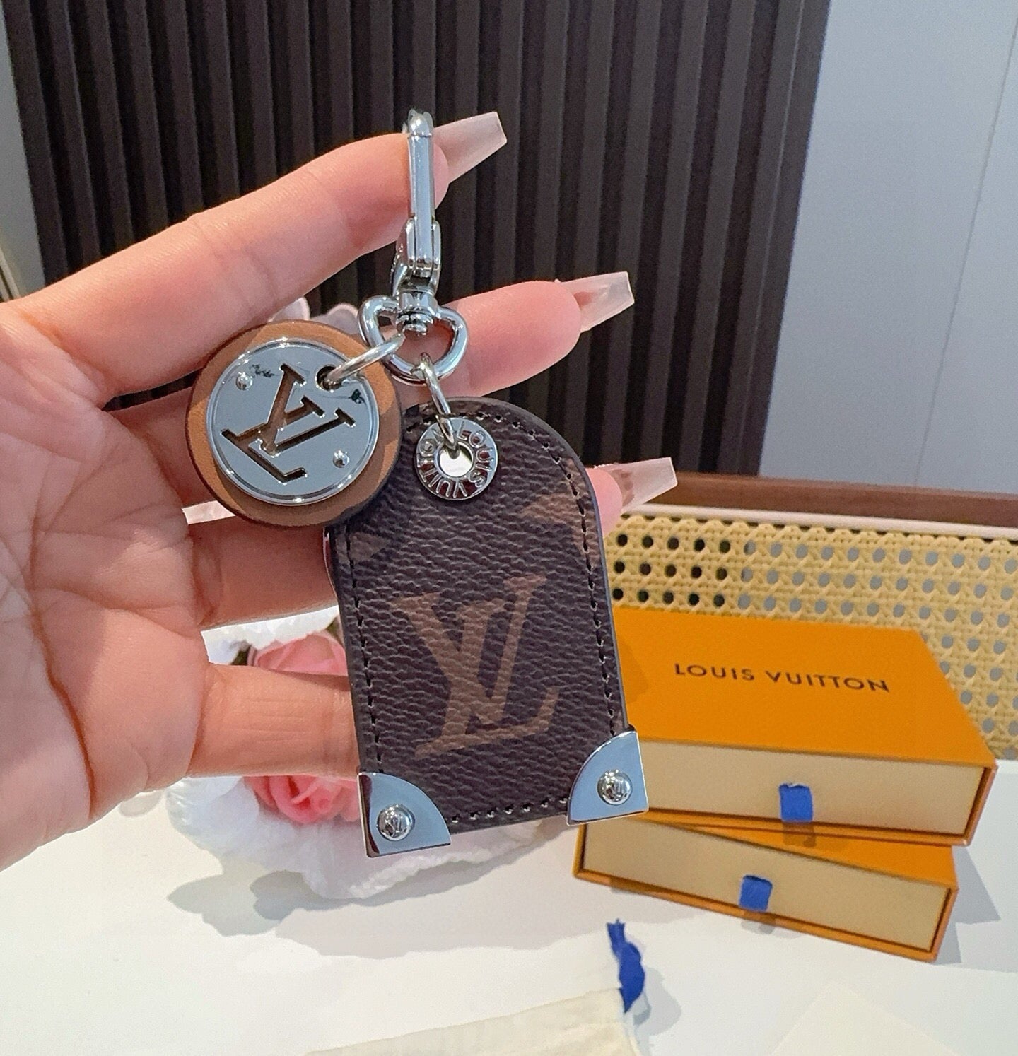 LV  Travel Tag Charm 415617