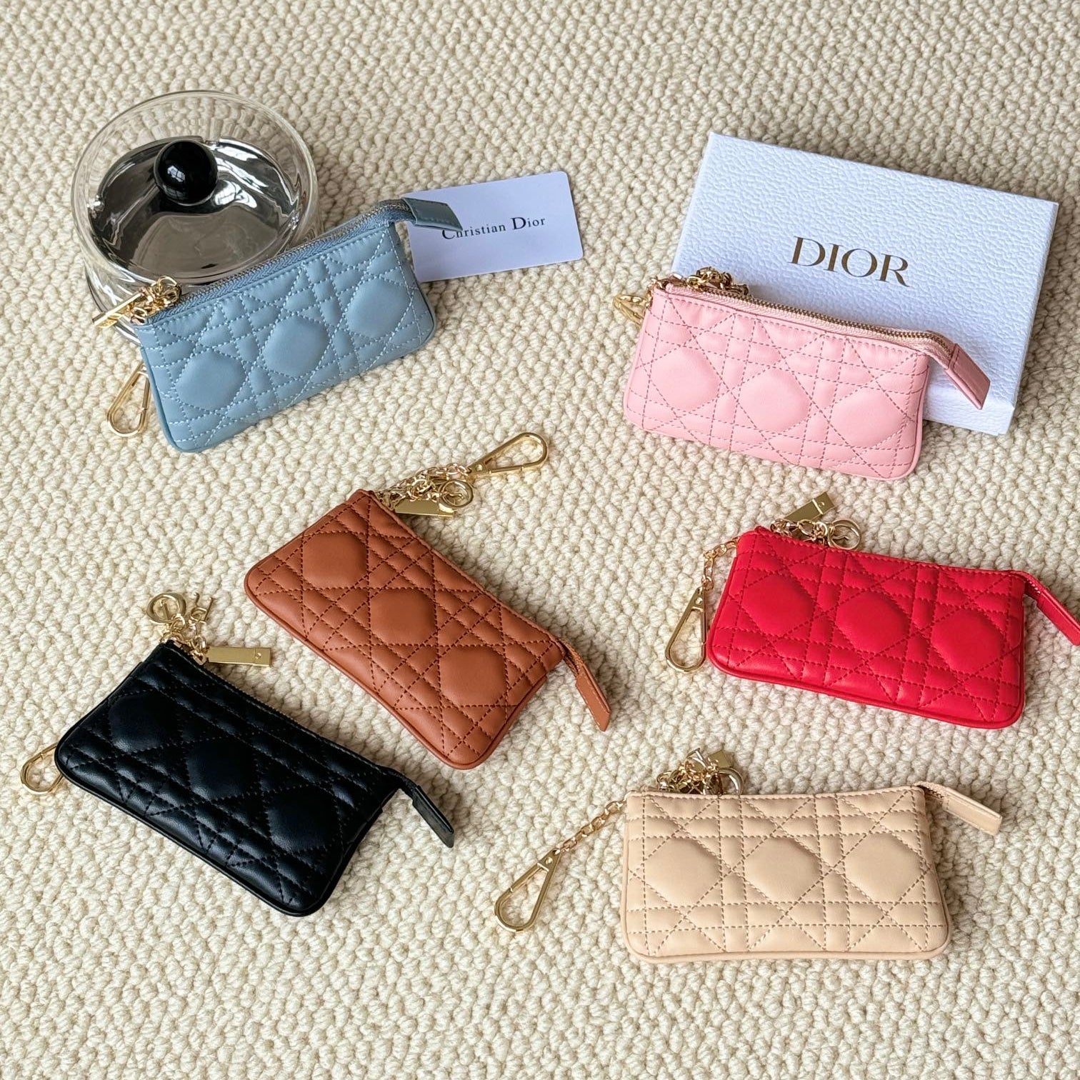 Dior 2026 Key Pouch 14.5cm Lambskin