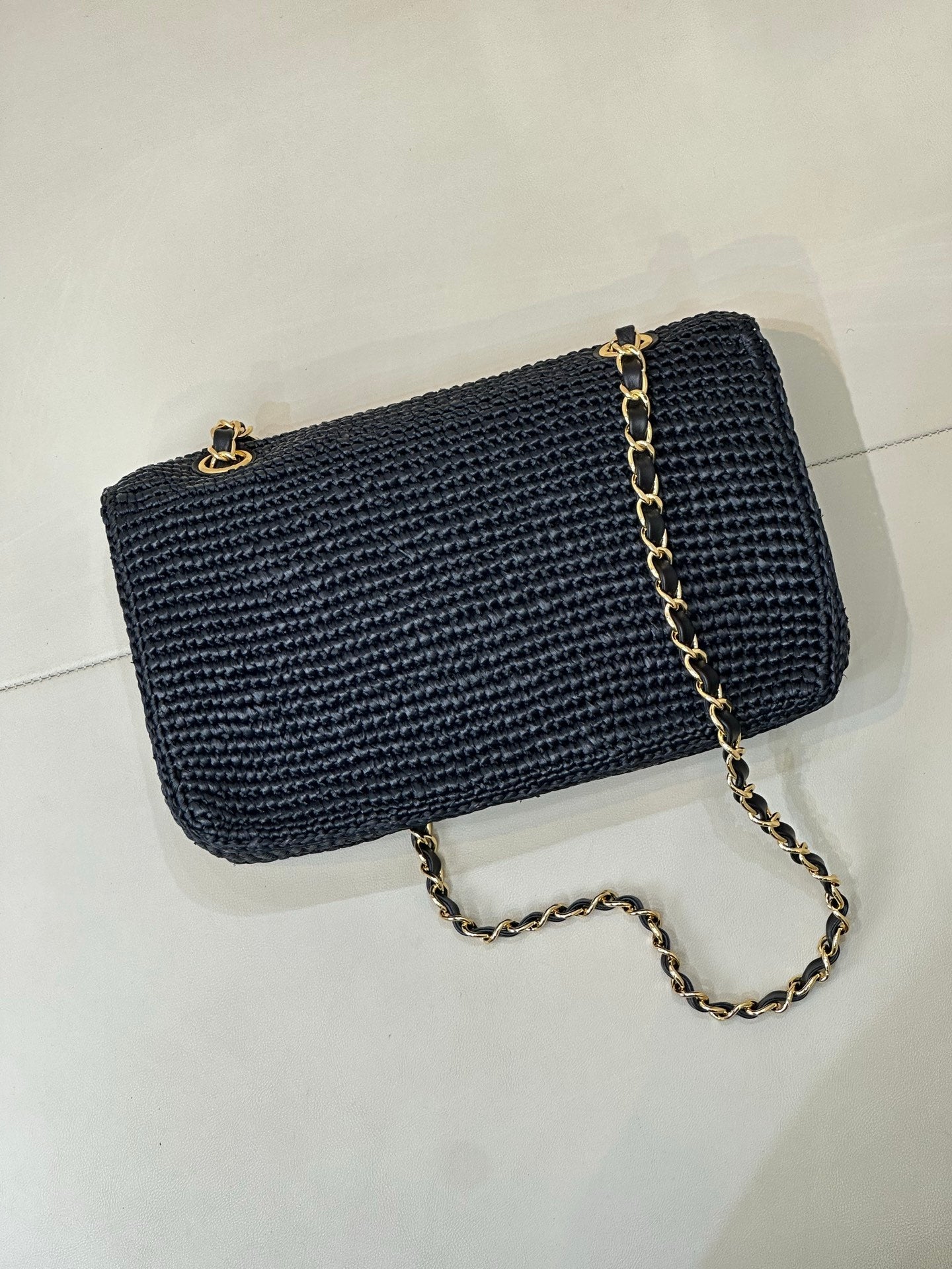 Chanel 2026 Coco Beach Flap Bag Raffia Leather 143488