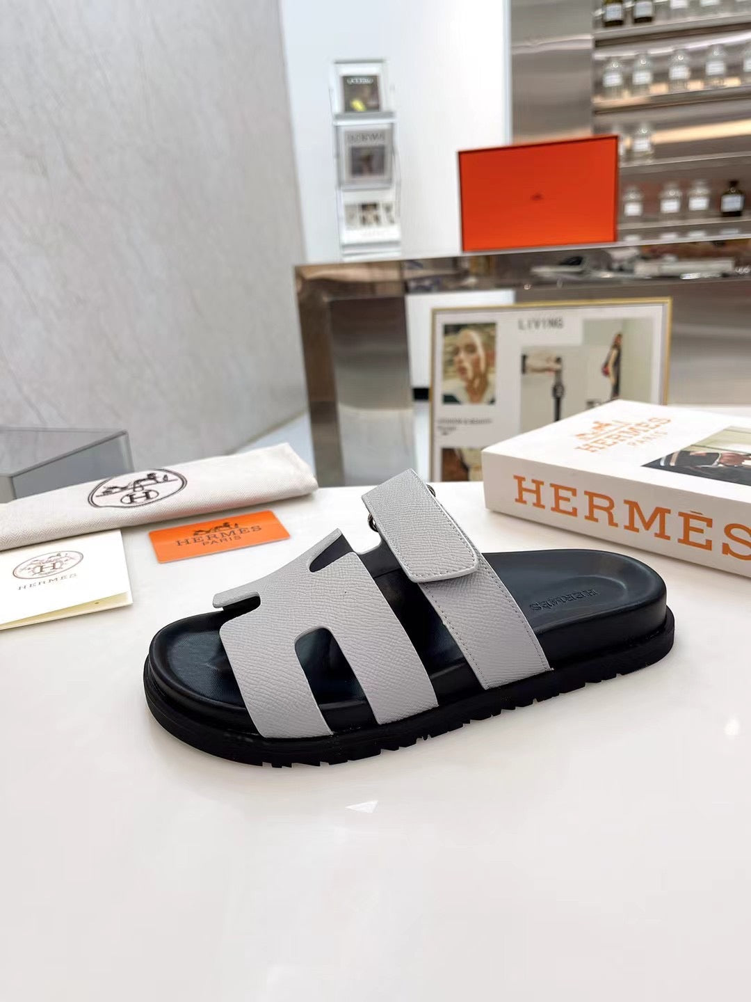 Hermes 2026 Chypre Sandal Epsom Leather 779911