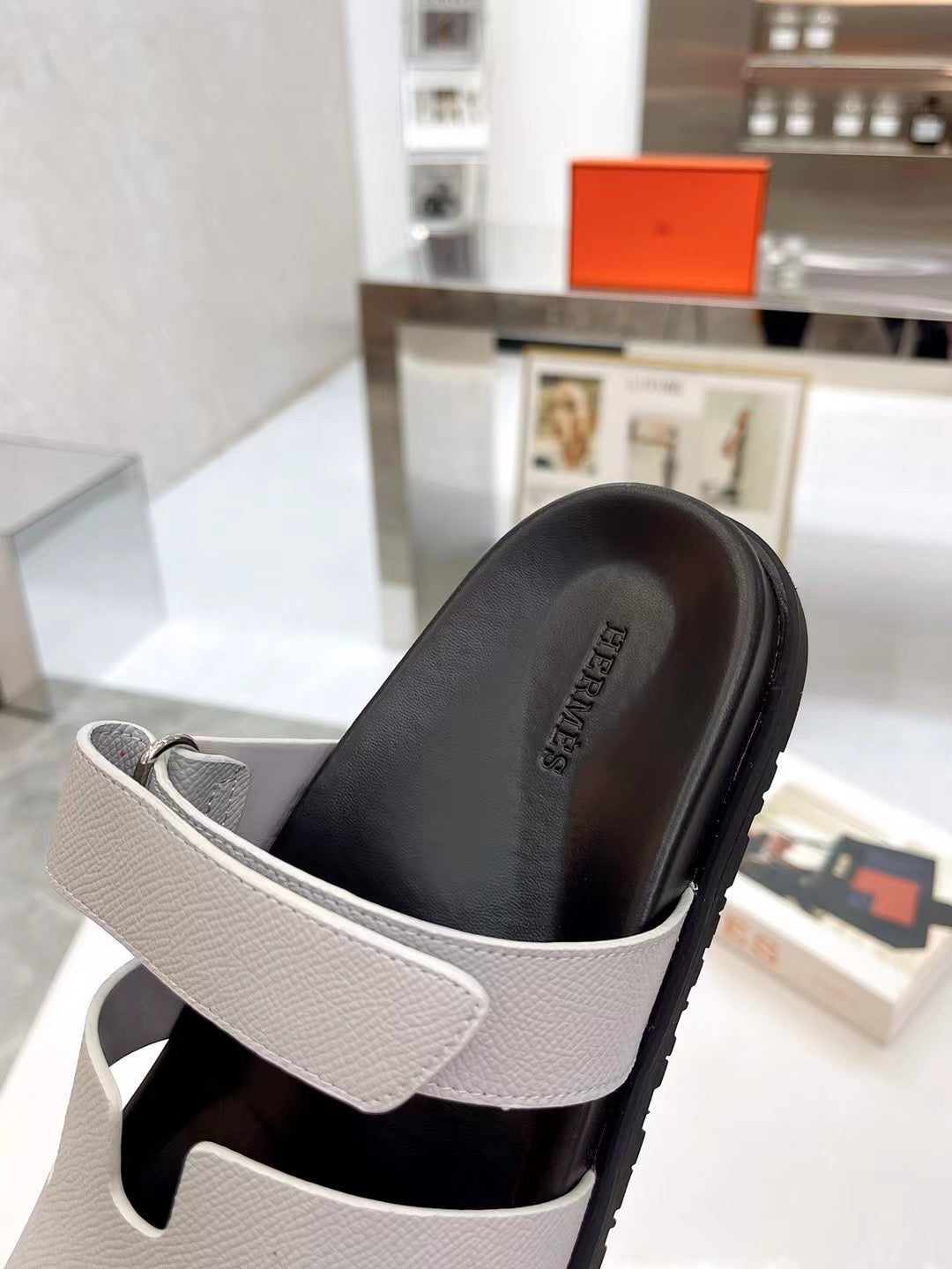 Hermes 2026 Chypre Sandal Epsom Leather 779911