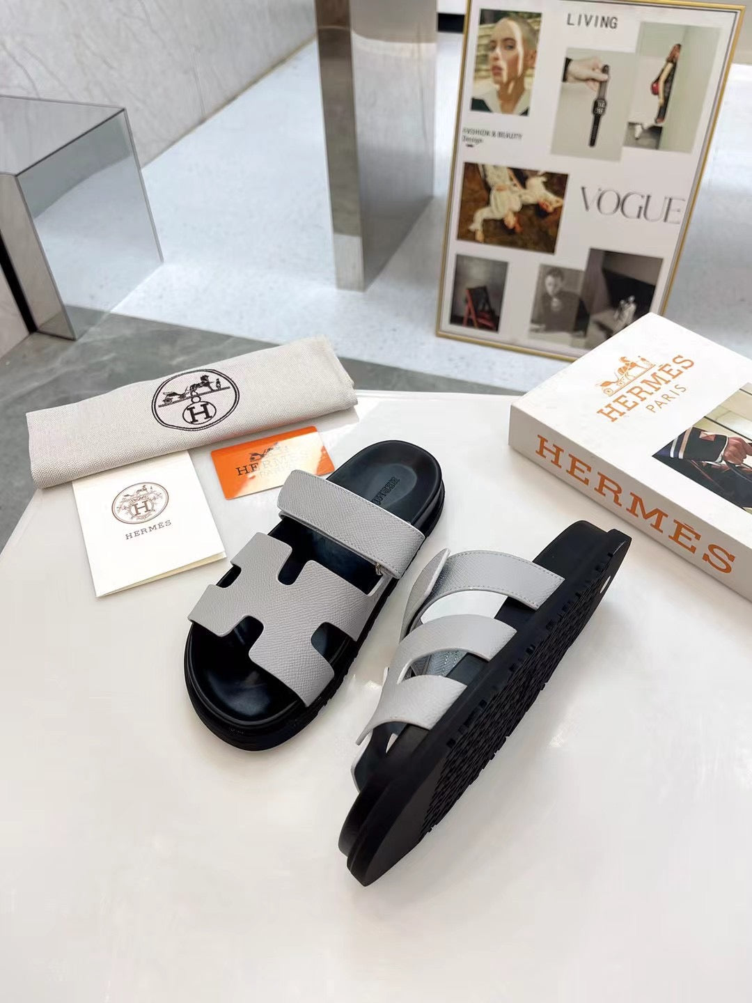 Hermes 2026 Chypre Sandal Epsom Leather 779911