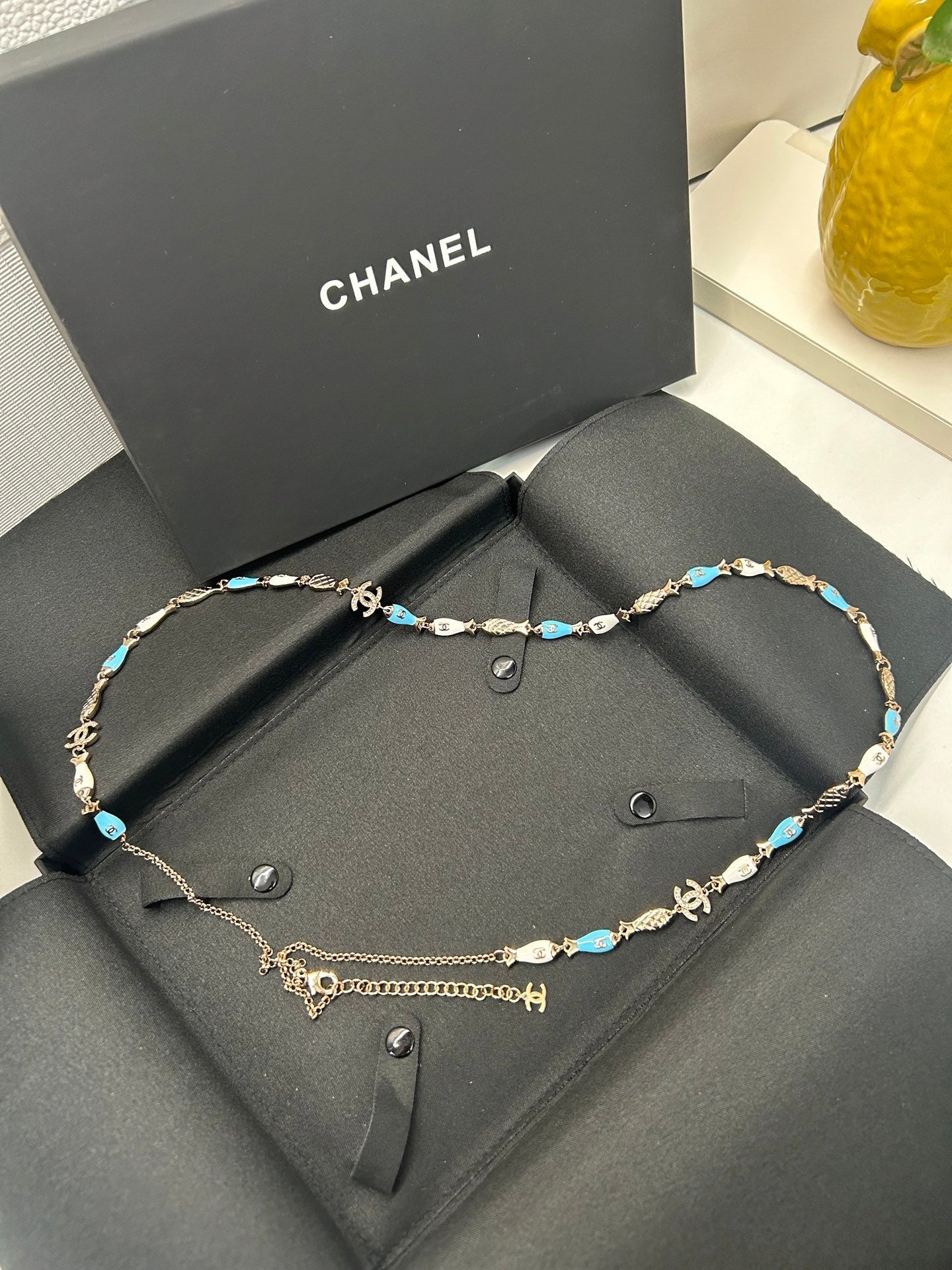 Chanel 2026 Fish Charm Chain Belt 213294