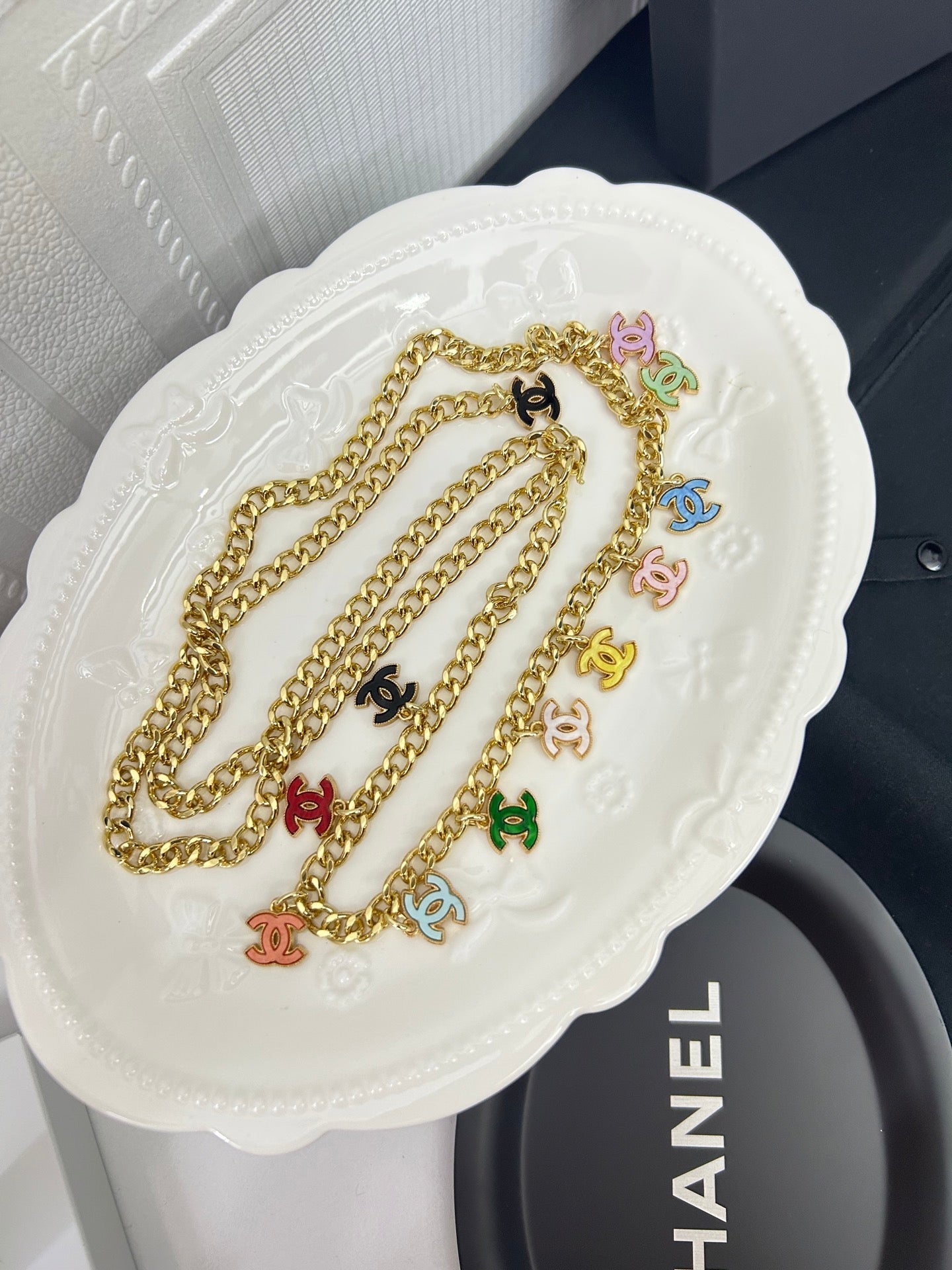 Chanel 2026 Enamel CC Chain Belt 214359