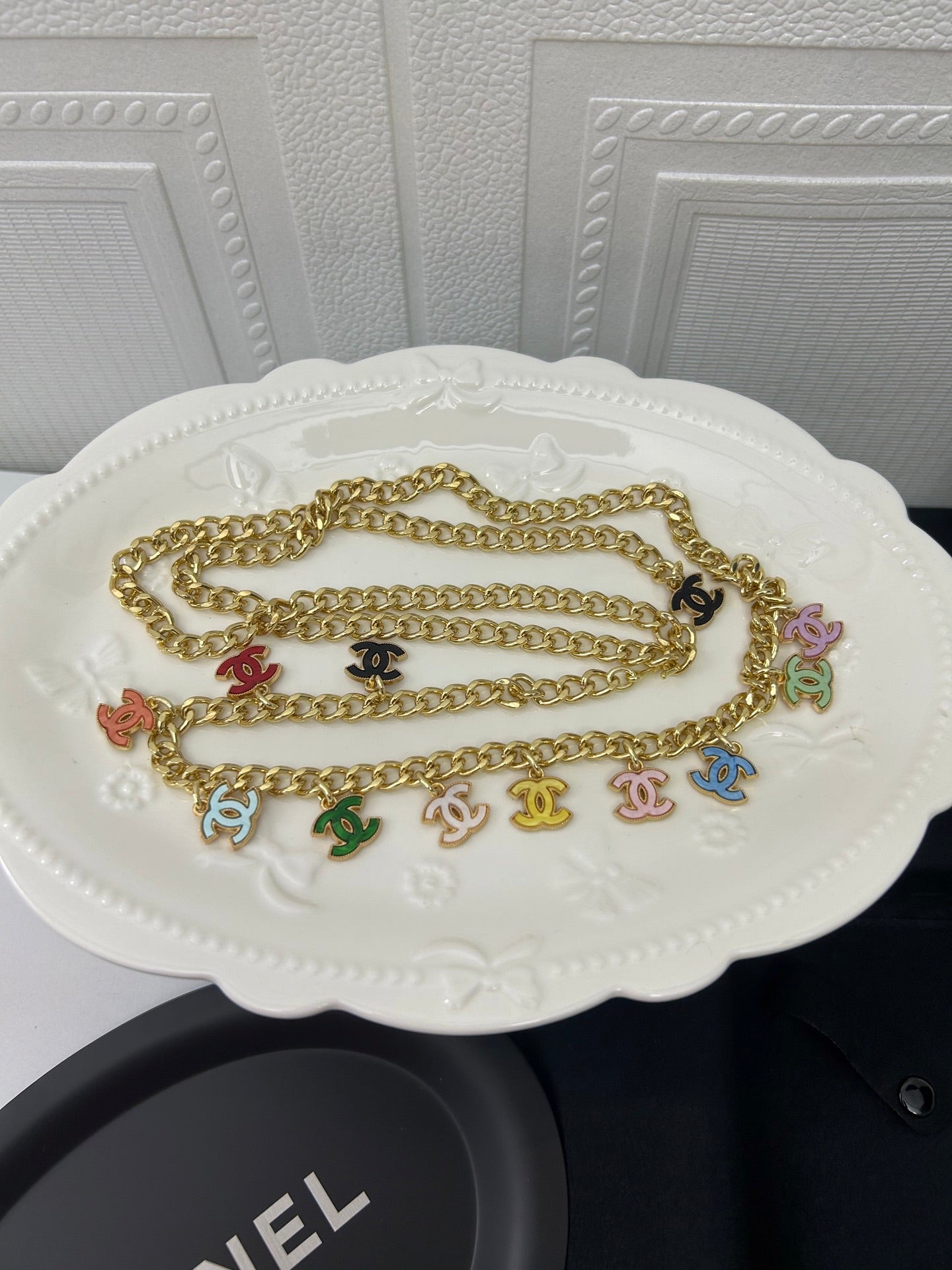 Chanel 2026 Enamel CC Chain Belt 214359