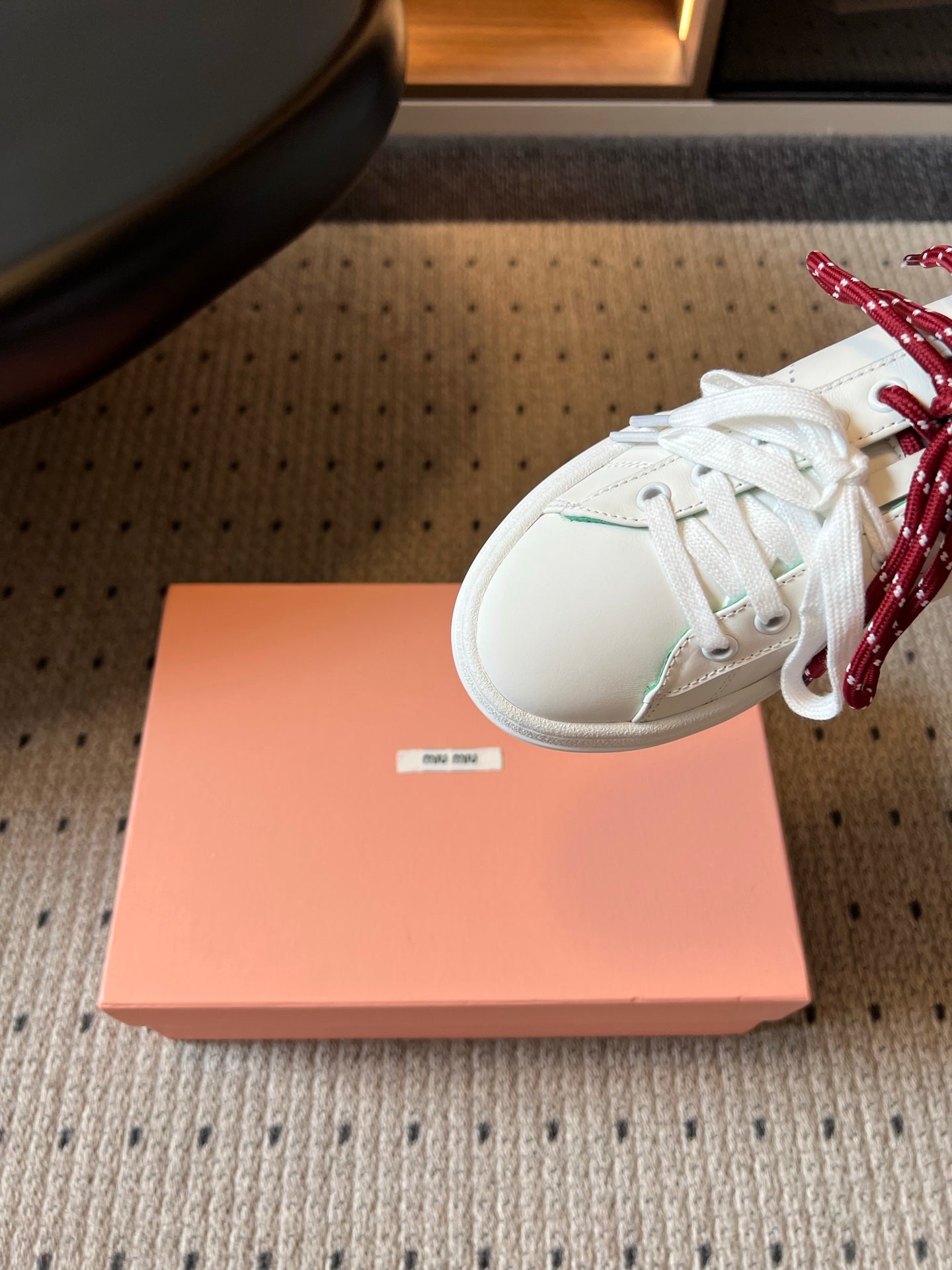 Miu Miu 2026 Low Top Sneakers Cowhide 956016