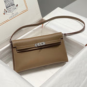 HM Kelly Elan 27cm Brown Leather Shw