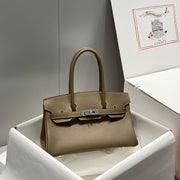 HM Shoulder Birkin 29 Etoupe Brown Leather 222349