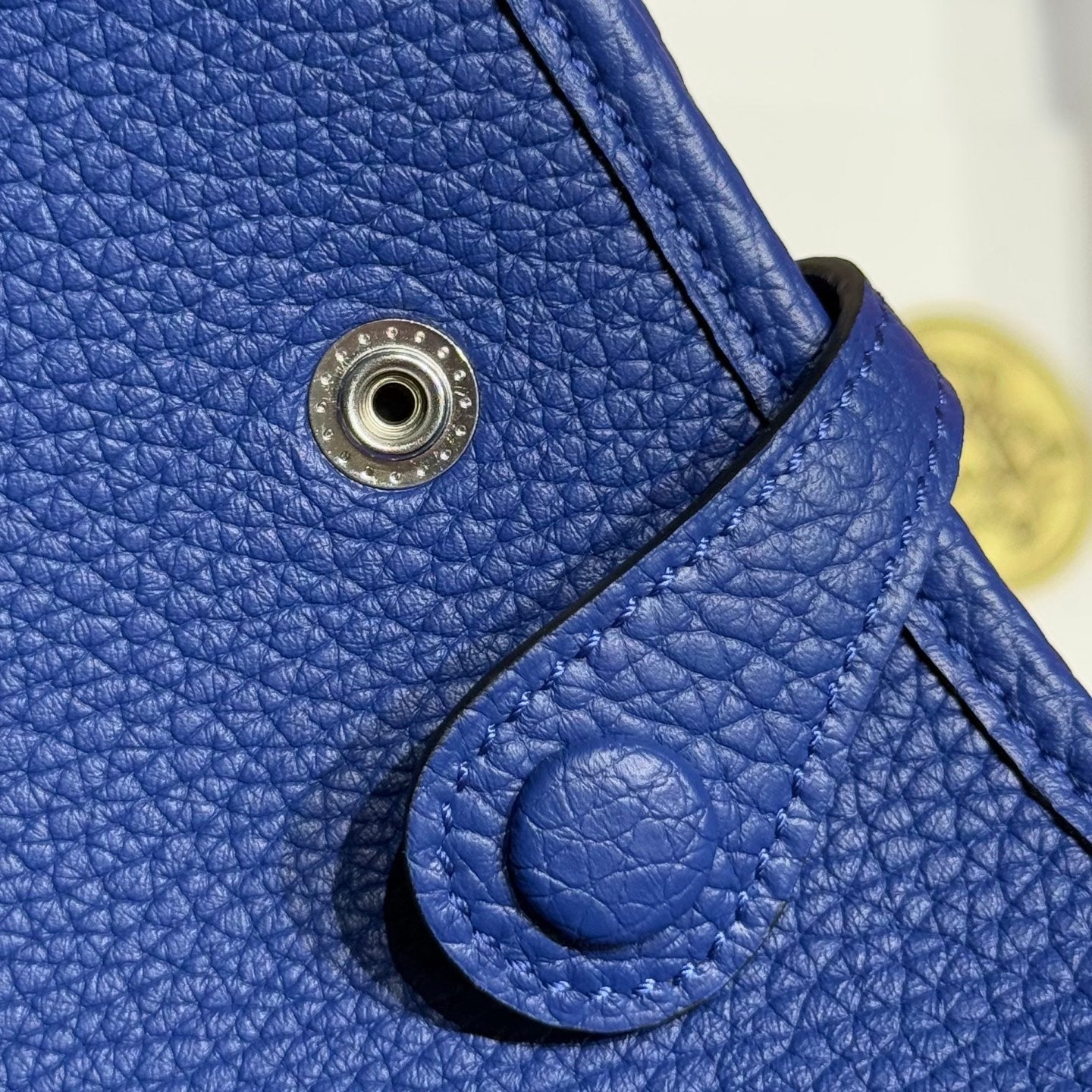 Hermes Evelyn 18 Bag Electric Blue Epsom Leather 255533