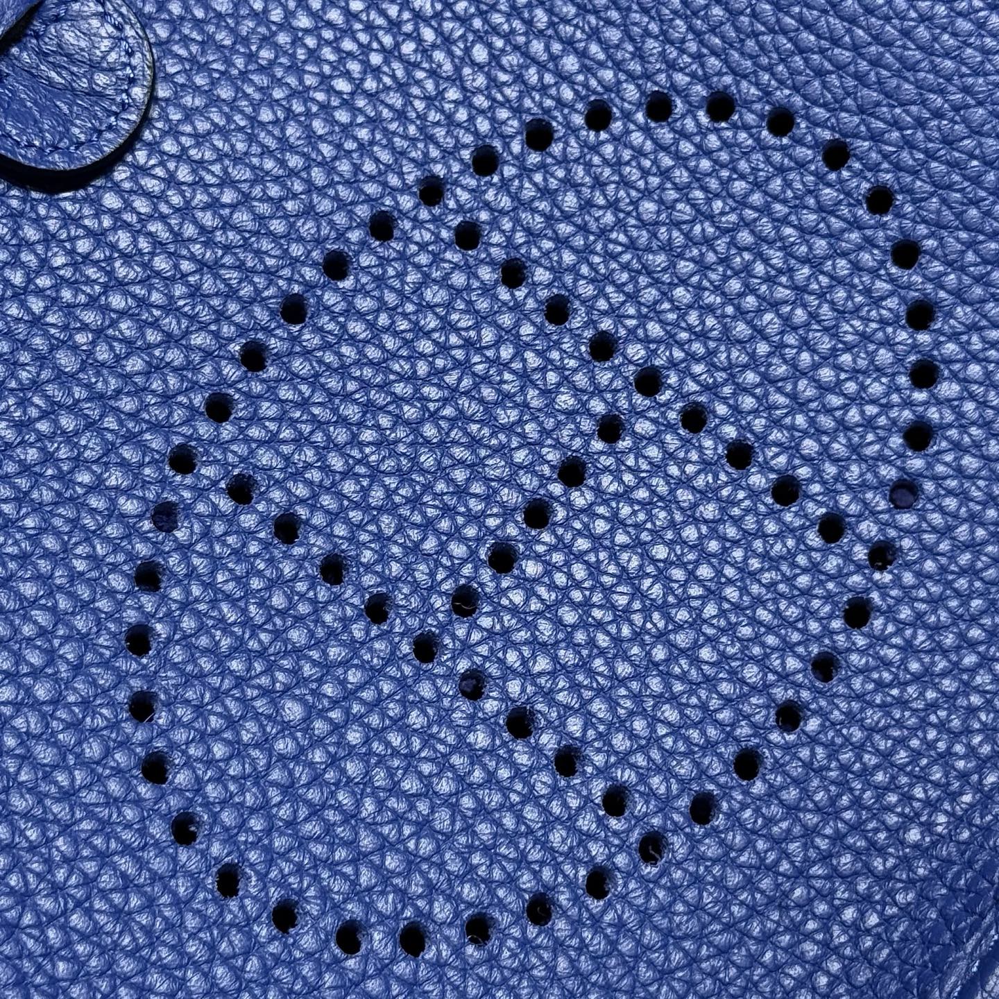 Hermes Evelyn 18 Bag Electric Blue Epsom Leather 255533