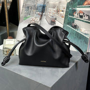 Mini Flamenco Bag 23cm Black Calfskin