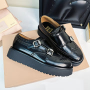 Church's X Miu Loafers Classic Black Calfskin
