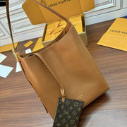 LOW KEY HOBO MM 31CM BROWN CALFSKIN