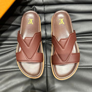 LV OASIS MULE IN CHOCOLATE BROWN CALFSKIN