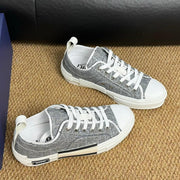 CD B23 Low-Top Sneaker Grey Oblique Jacquard Fabric
