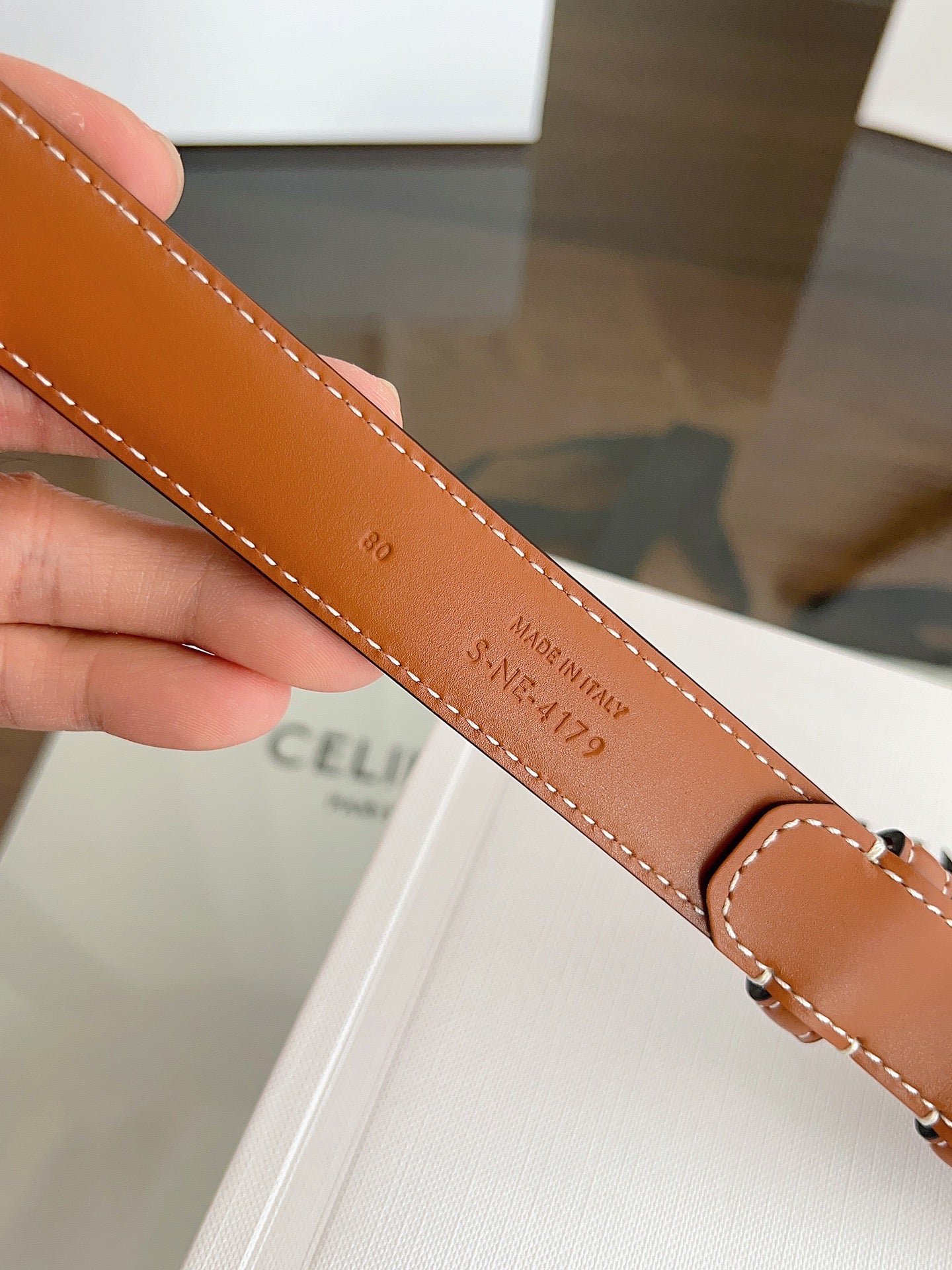 Celine 2026 Vivienne Belt Leather 194277