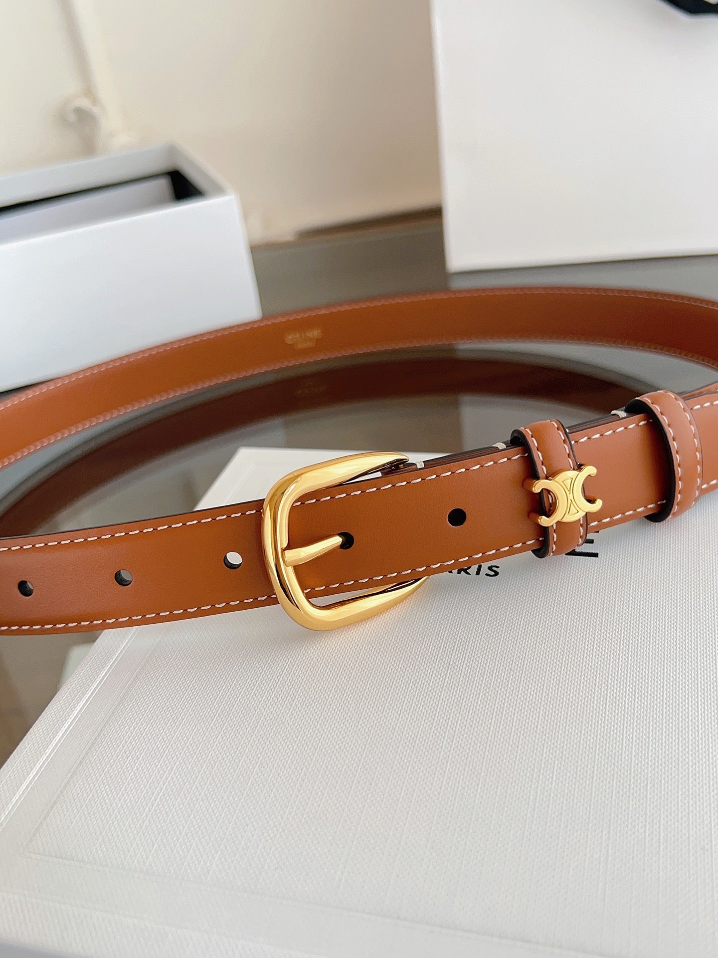 Celine 2026 Vivienne Belt Leather 194277