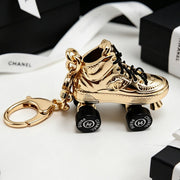Chanel Gold Roller Skate Charm