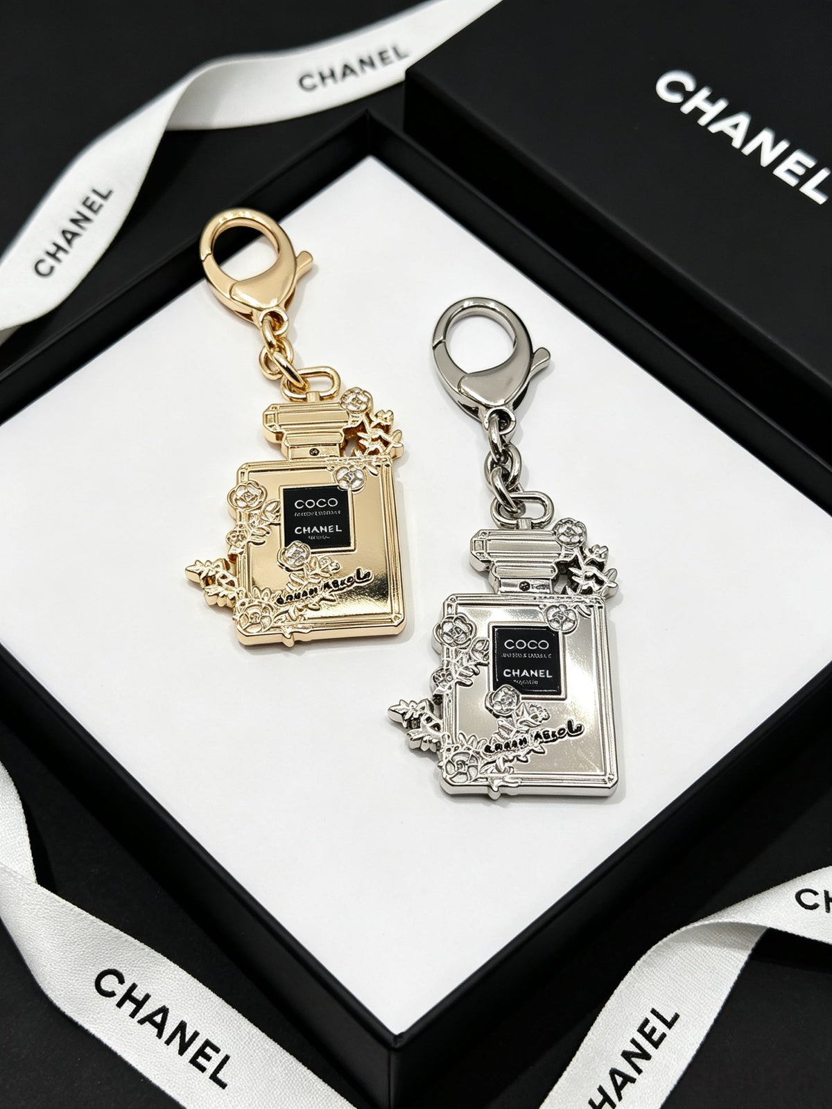 Chanel Perfume Bottle-shaped Charm