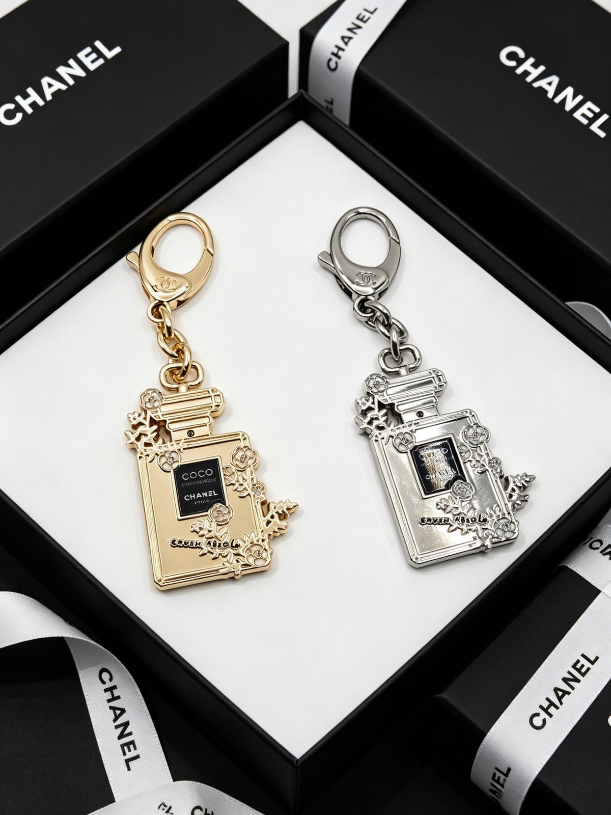 Chanel Perfume Bottle-shaped Charm