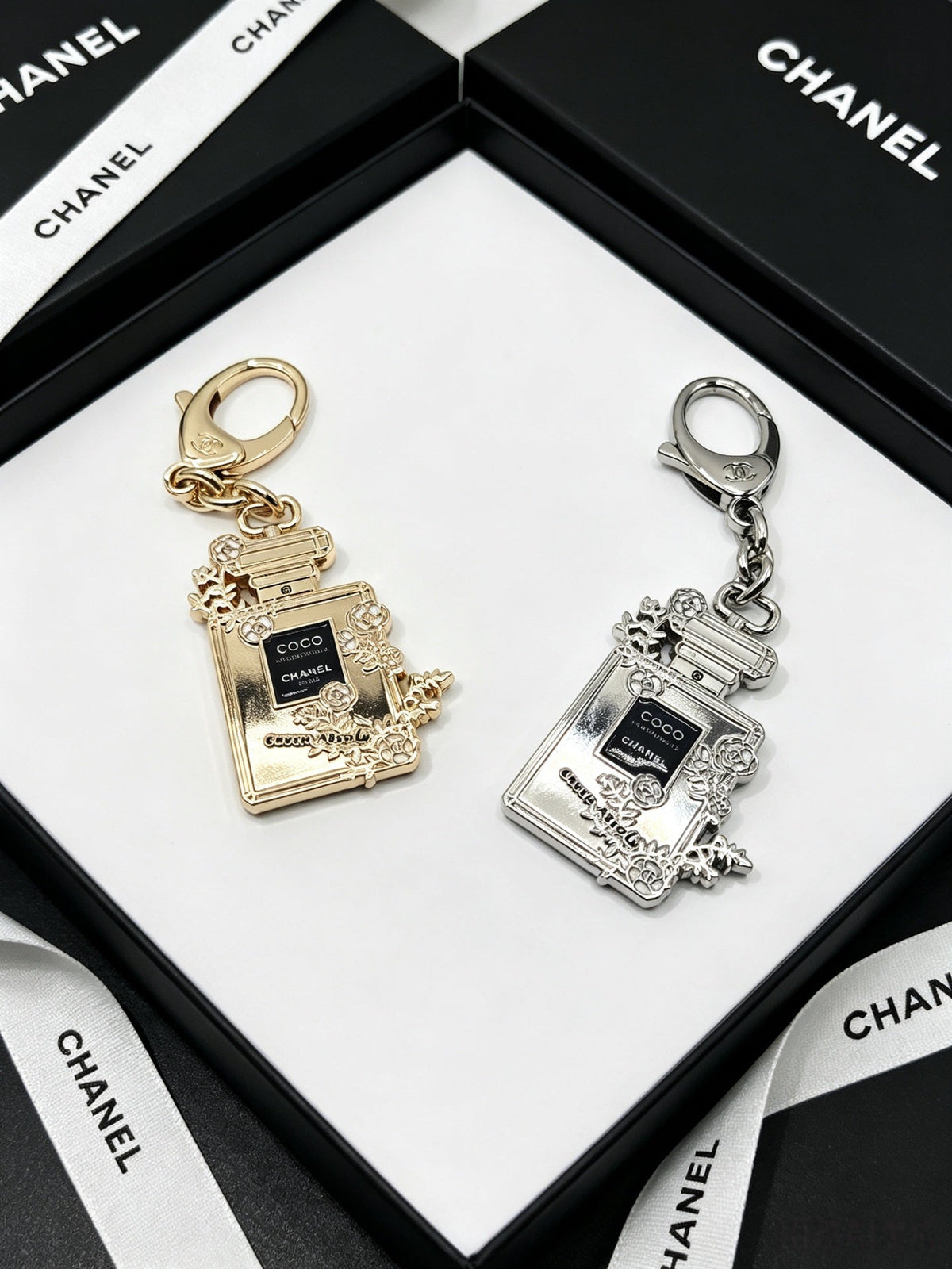 Chanel Perfume Bottle-shaped Charm