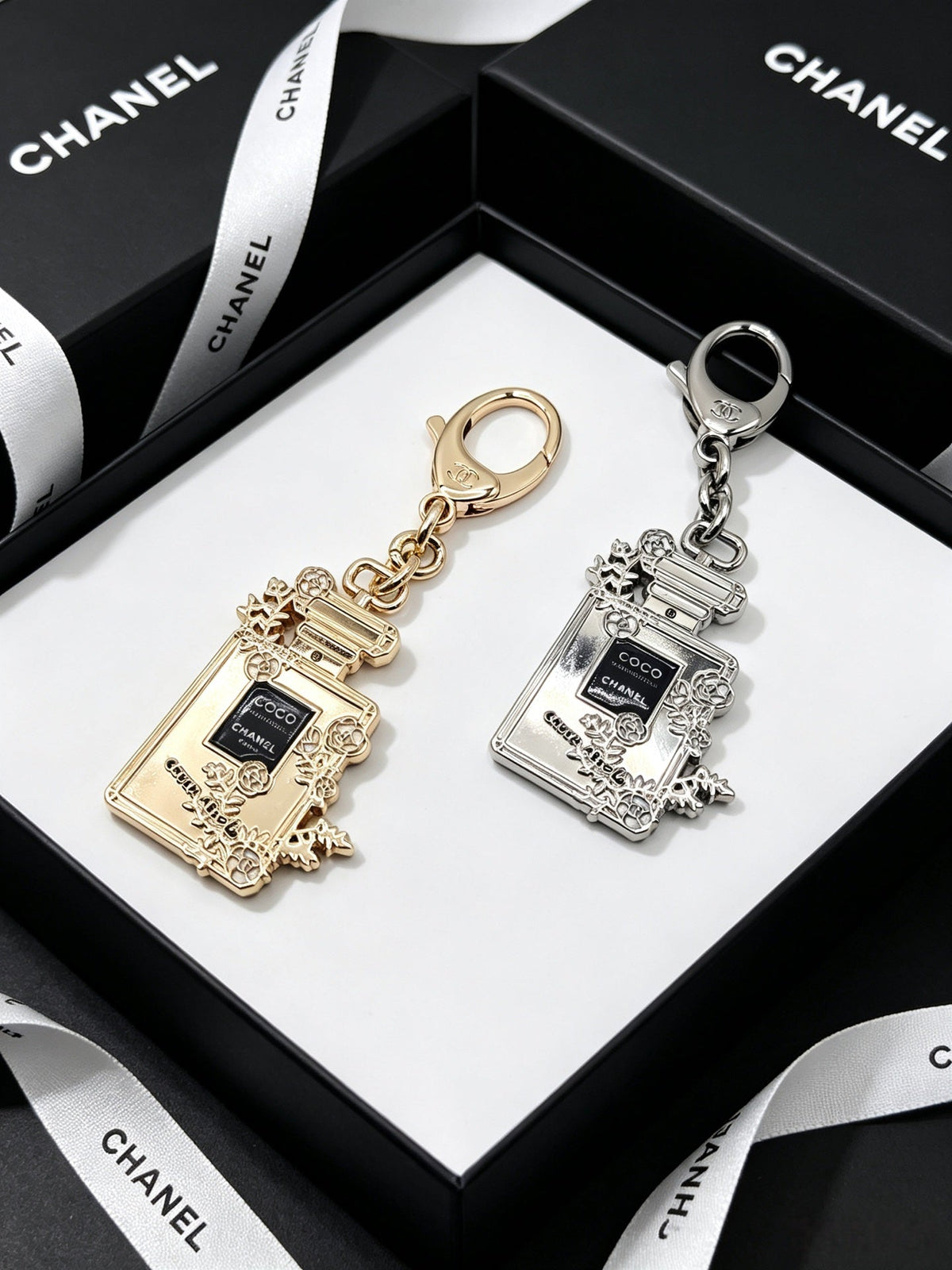 Chanel Perfume Bottle-shaped Charm