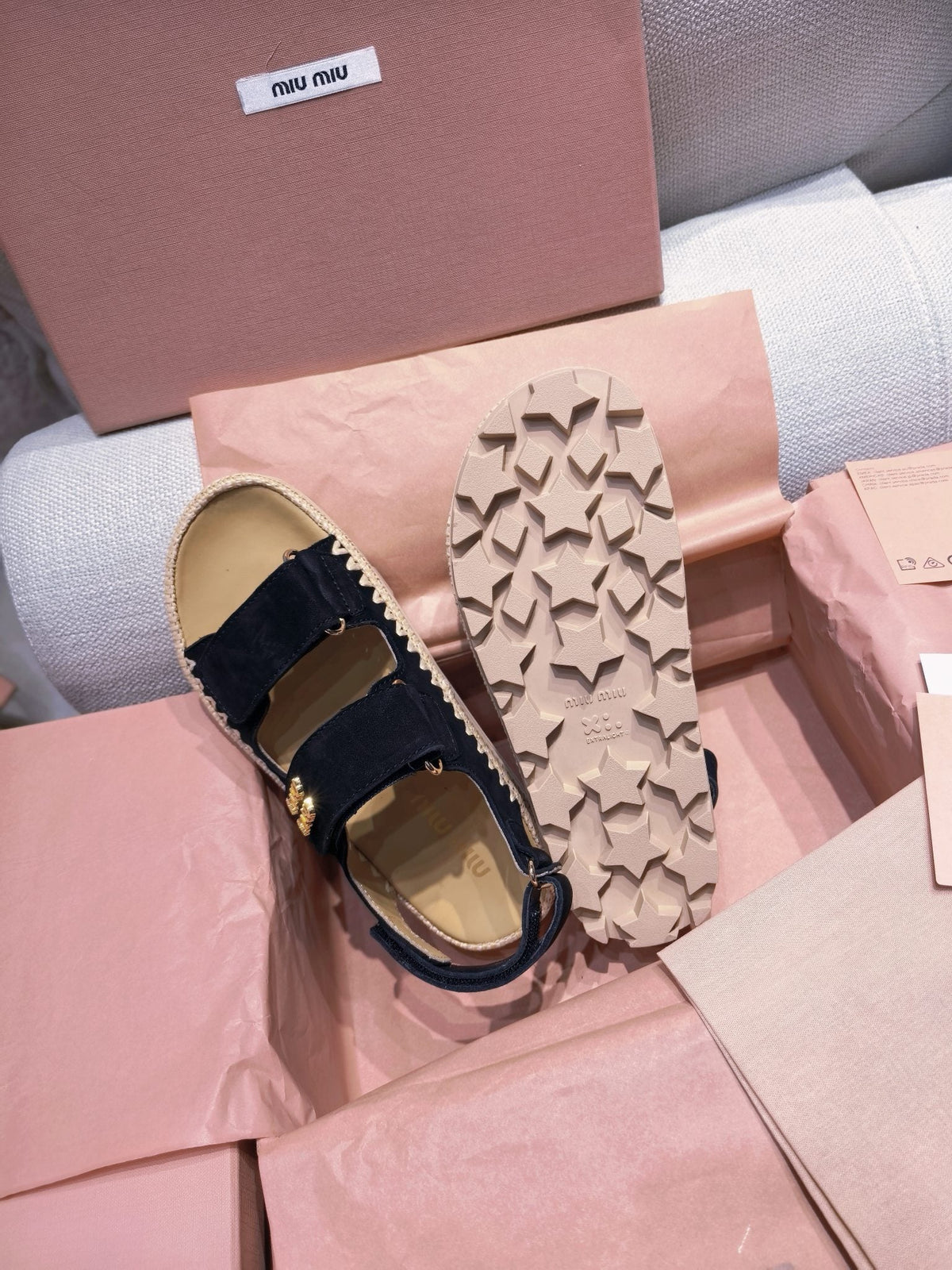 Miu Miu 2026 Strappy Sandals Suede 155479