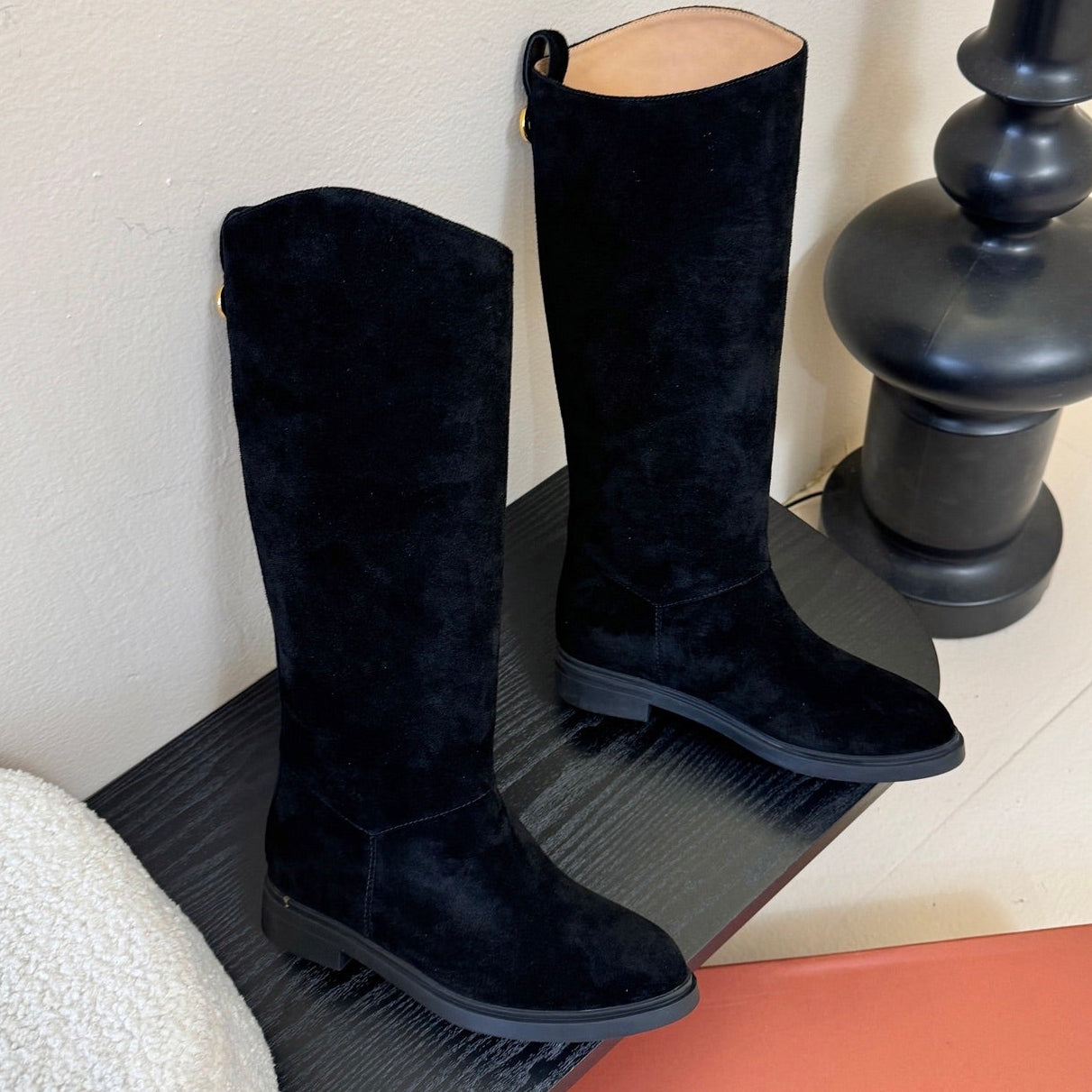 LP 26SS High Boot Black Suede 580941