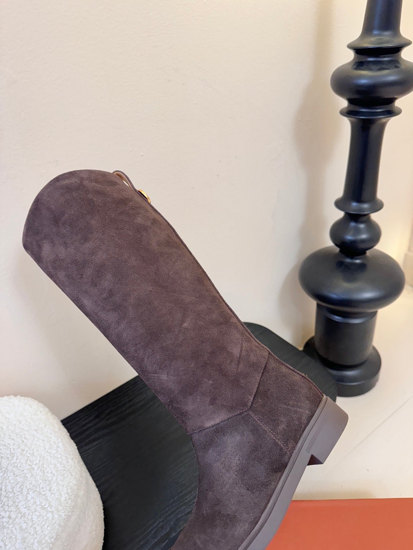 LP 26SS High Boot Dark Brown Suede 580942