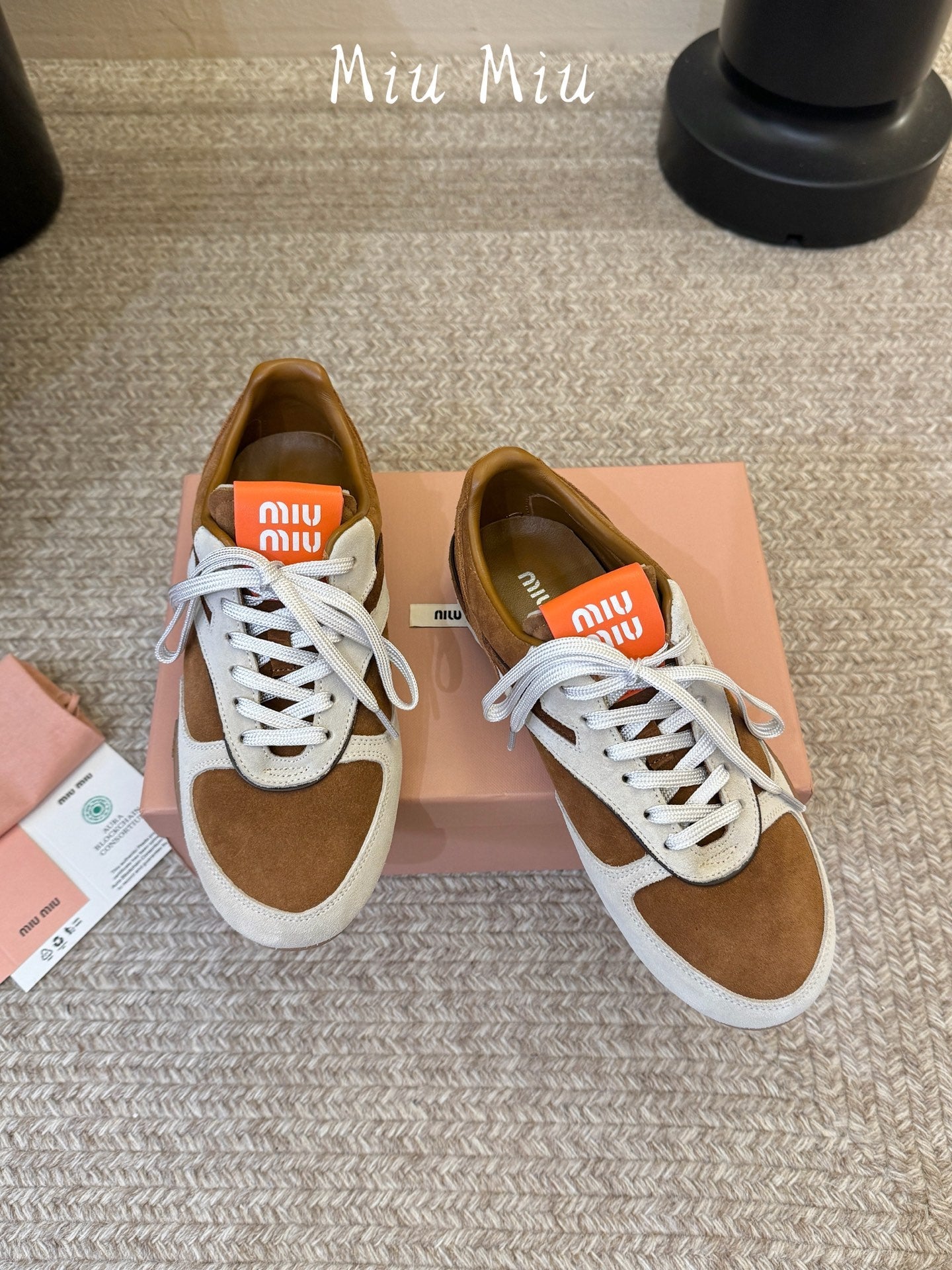Miumiu 2026 Gymnasium Sneakers Brown Suede 953437