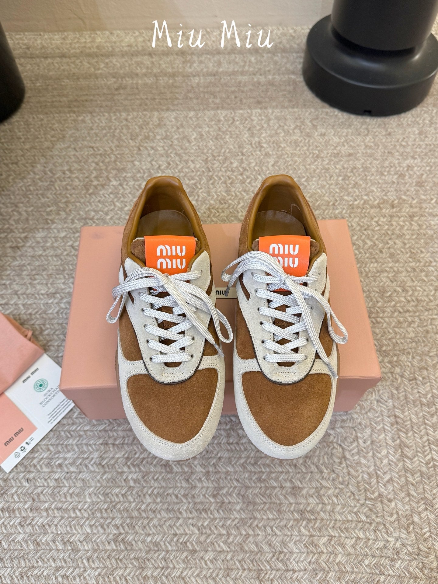 Miumiu 2026 Gymnasium Sneakers Brown Suede 953437