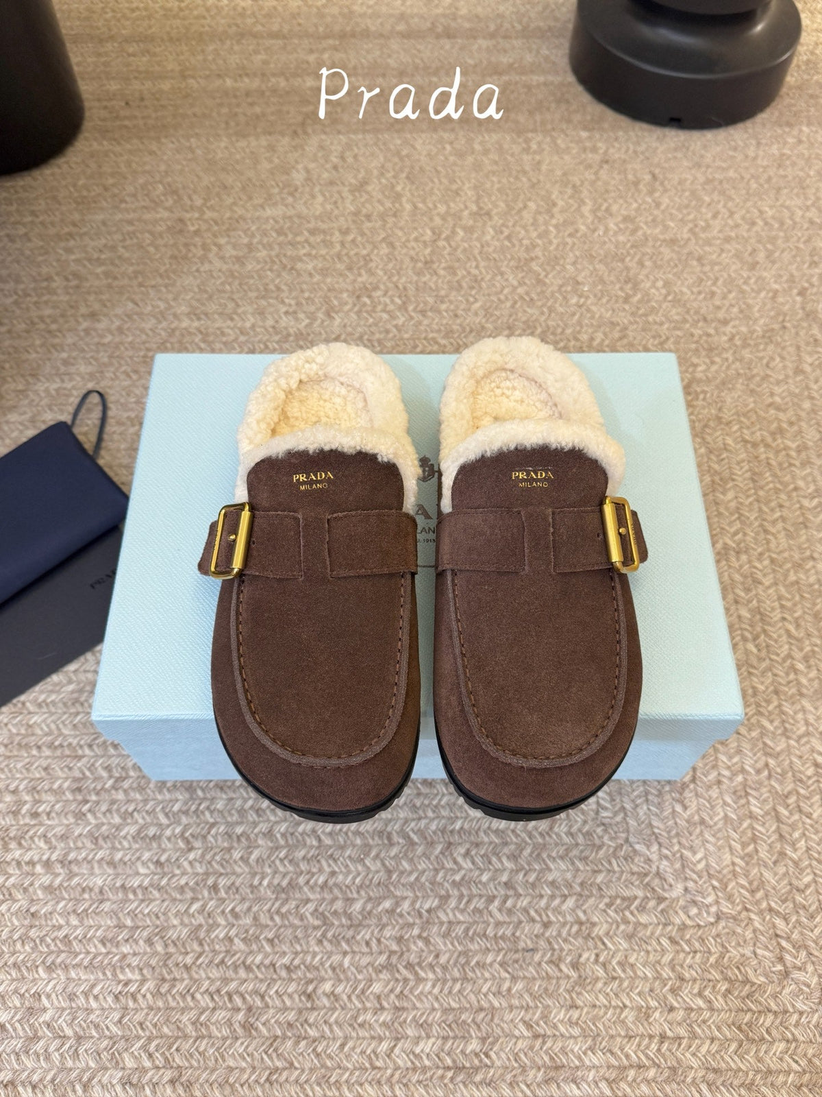 Prada 2026 Desert Mules Suede 151226