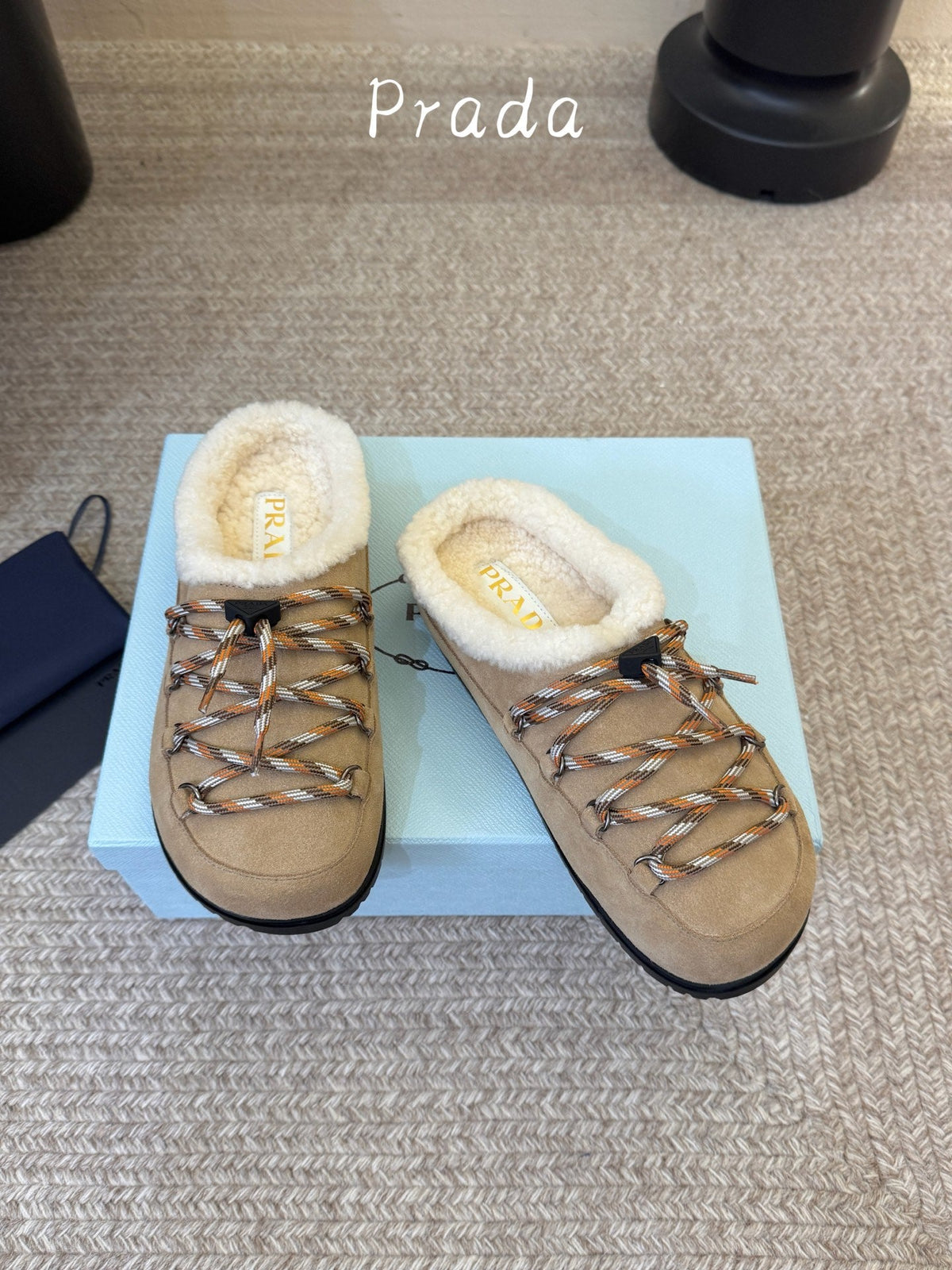 Prada 2026 Desert Laces Mule Suede 151229