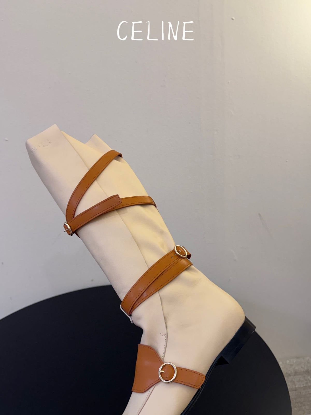 Celine 2026 Knee-High Boots Leather 104893