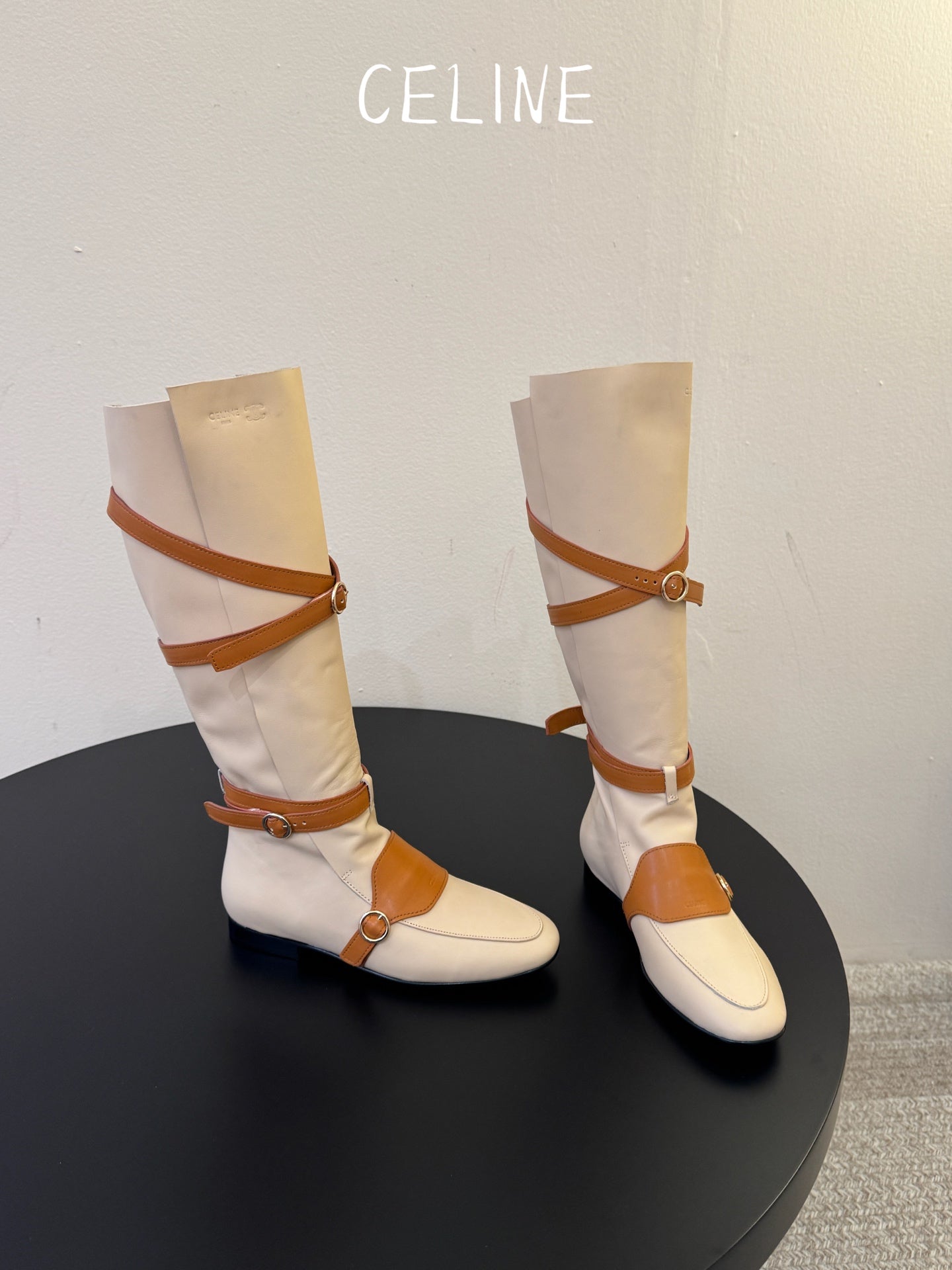 Celine 2026 Knee-High Boots Leather 104893