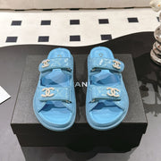 CC 25 Dad Sandal Mule Sky Blue Patent Leather 237583
