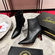 CL Vibella Booty 85Mm Low Boots Calf Leather Black