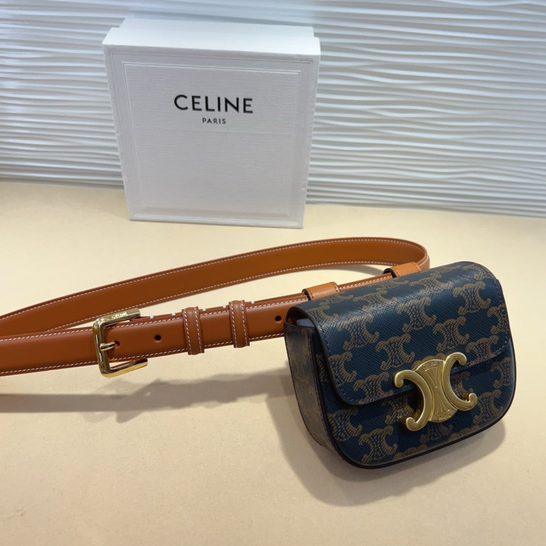 Celine 2026 Arc De Triomphe Belt Bag 25mm Leather
