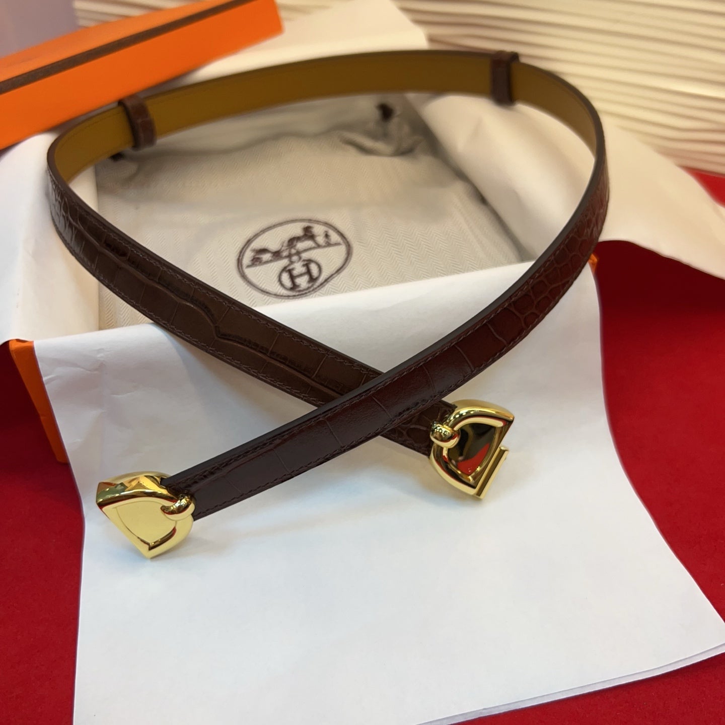 Hermes 2026 Chaine Ancre Belt 18mm Leather