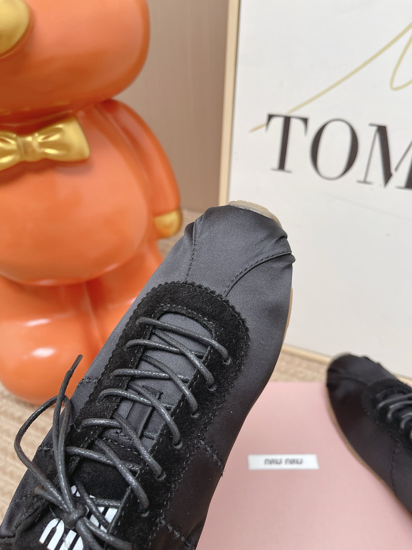 Miumiu 2026 Plume Sneakers Satin 950922