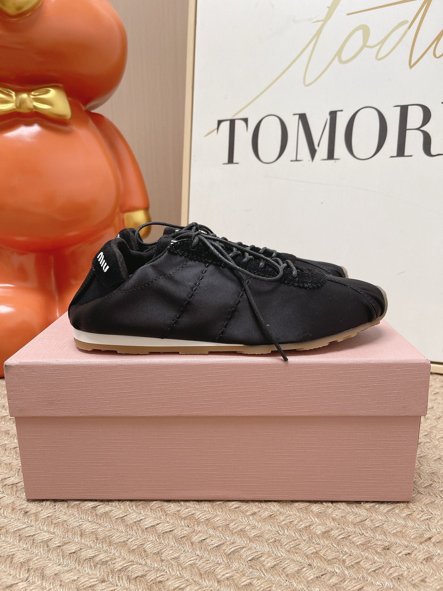 Miumiu 2026 Plume Sneakers Satin 950922