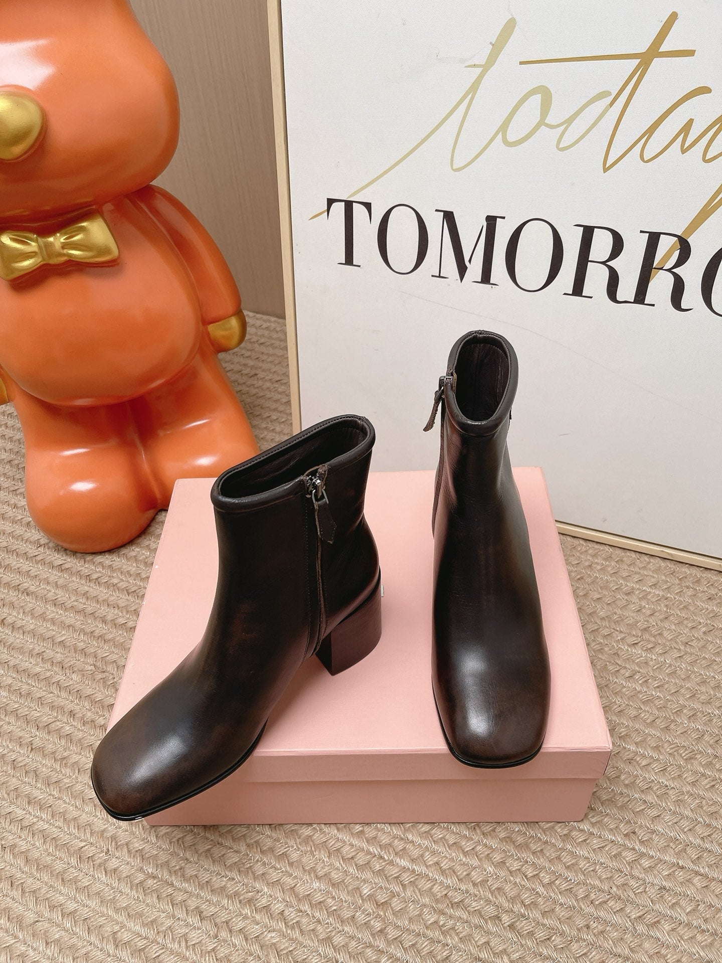 Miumiu 2026 Ankle Boots 60mm Cowhide 950954